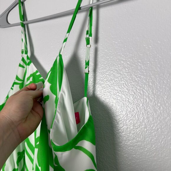 LILLY PULITZER Green White Boom Boom Jumpsuit Women’s Size 1X - Picture 8 of 16